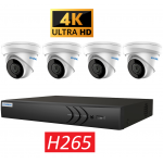 HYU-755 4 kanaals NVR met 4 1080p camera’s