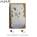 Ajax MotionProtect Wit onderdelen achterkant